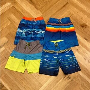 Gerry Lot of Four Boy’s Swim Trunks